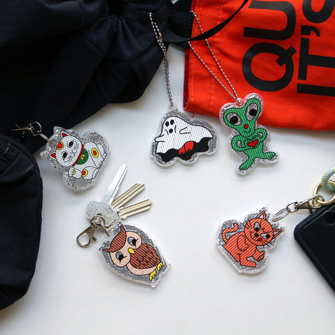 Midori Komastu / Reflector keyholder