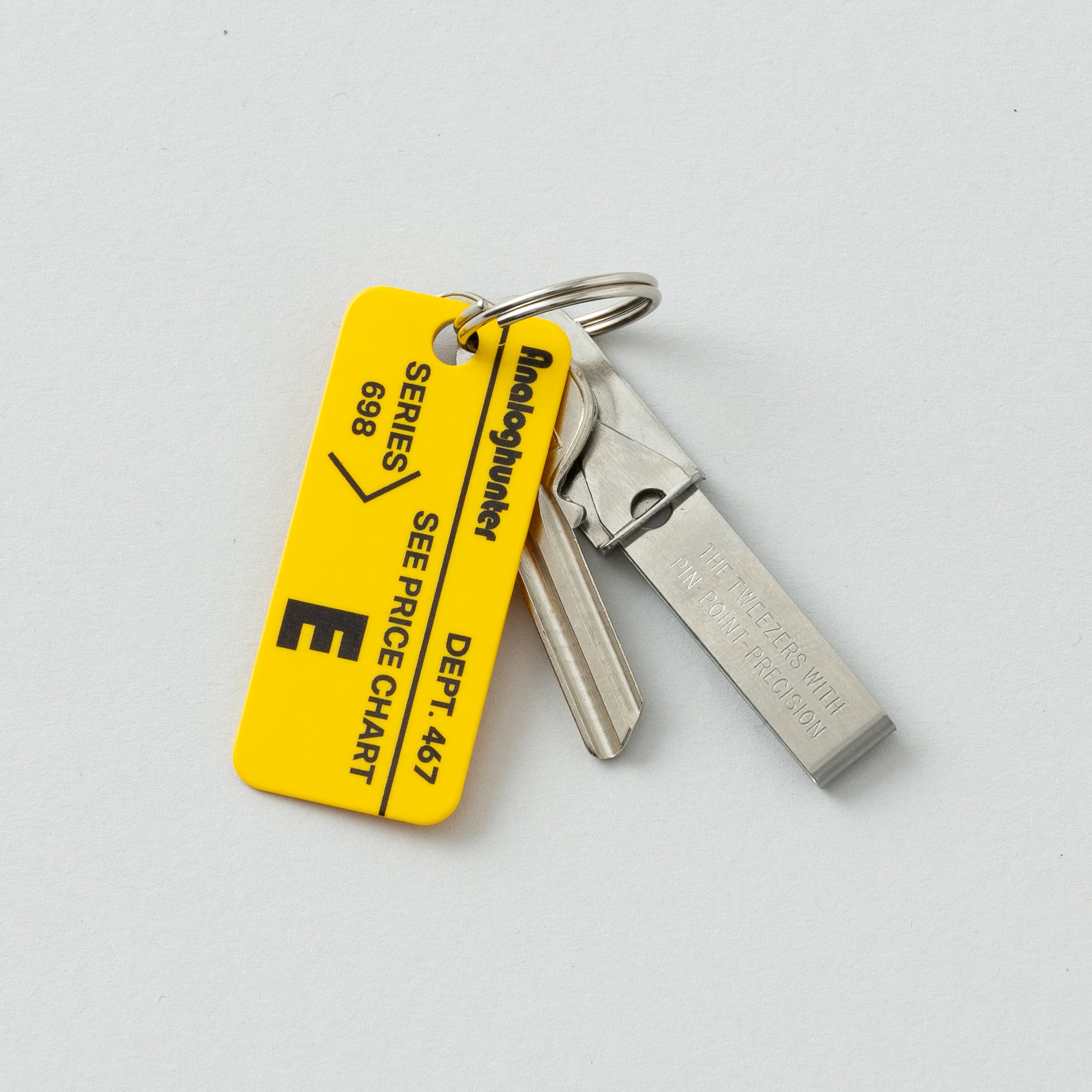 CANDY DESIGN & WORKS / Analog Hunter Price Tag Key Plate – Neue