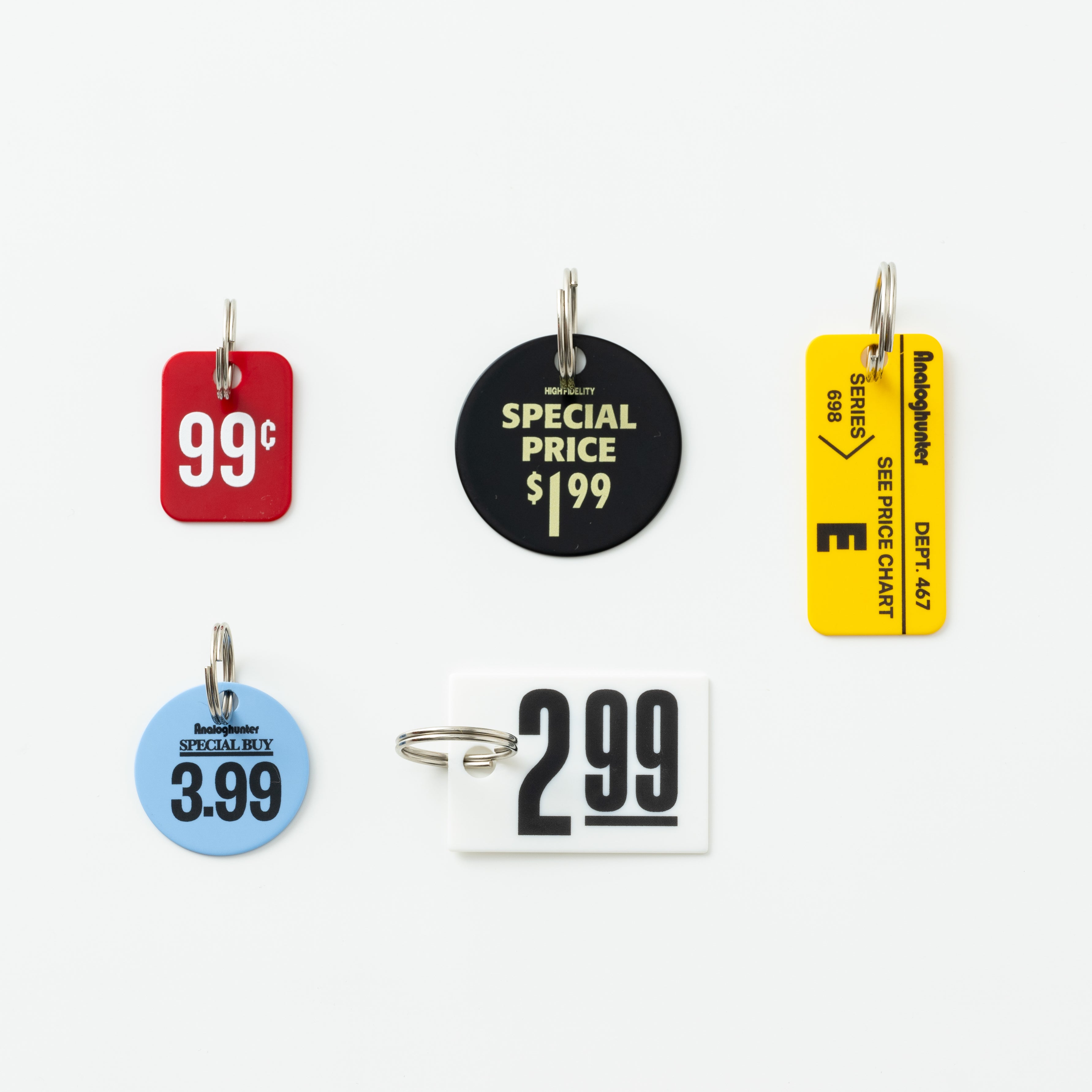 CANDY DESIGN & WORKS / Analog Hunter Price Tag Key Plate – Neue