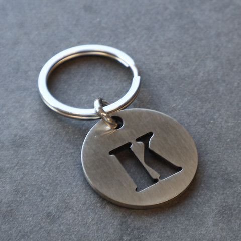 DIARGE / BRASSALPHABET KEYRING