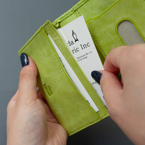 SIBILLA / パスケース付きササマチ名刺入れ