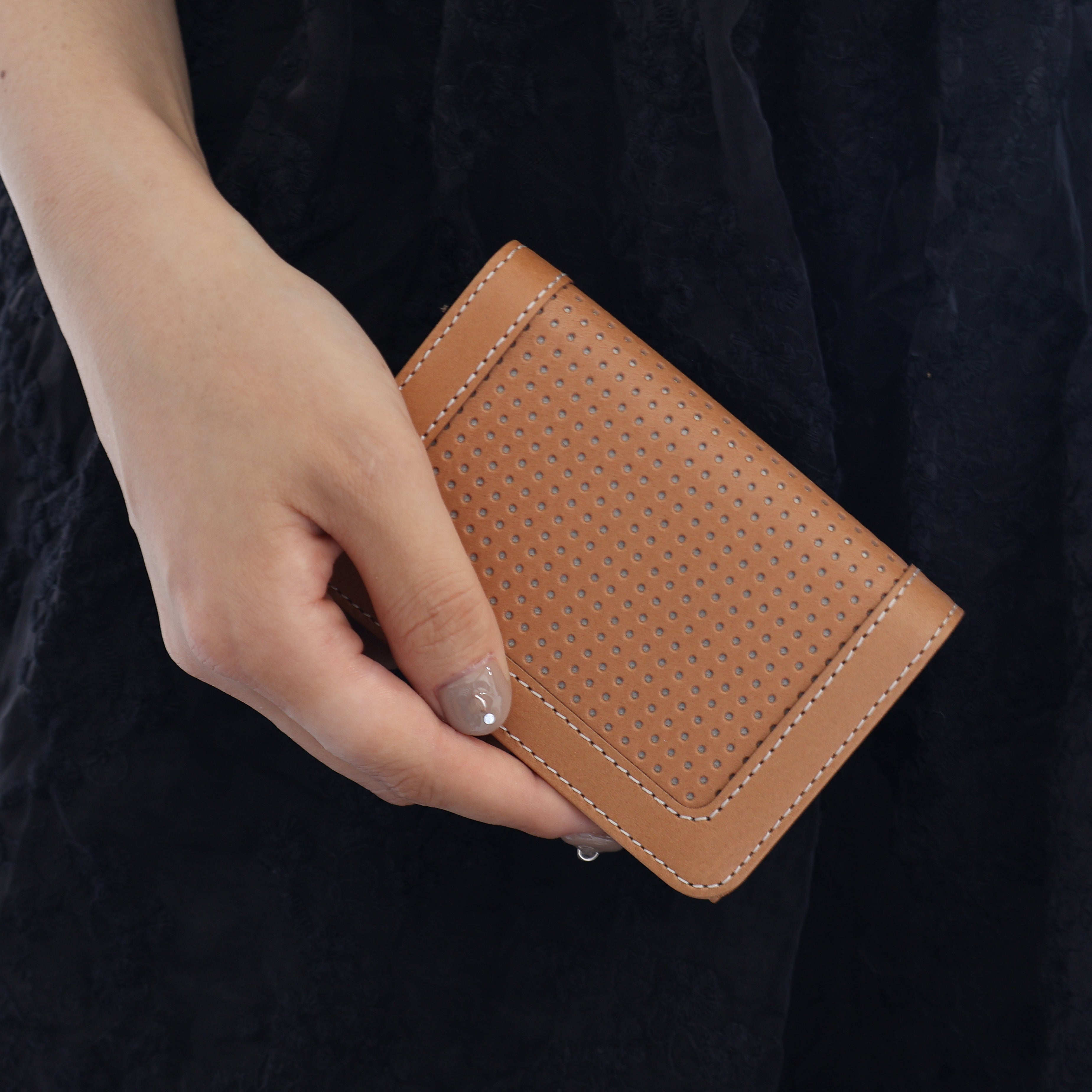 Crane Wax Leather ササマチ名刺入れ｜本革 Made in Japan カード