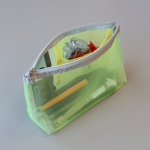 MIDORI / ペン&ツールポーチ メッシュマチ付