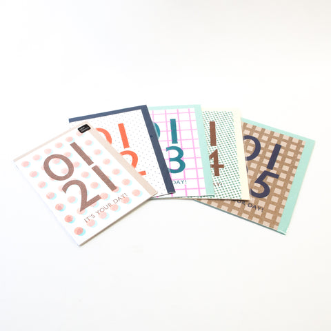 ［ Letterpress Letters ］365 Find Your Day Card