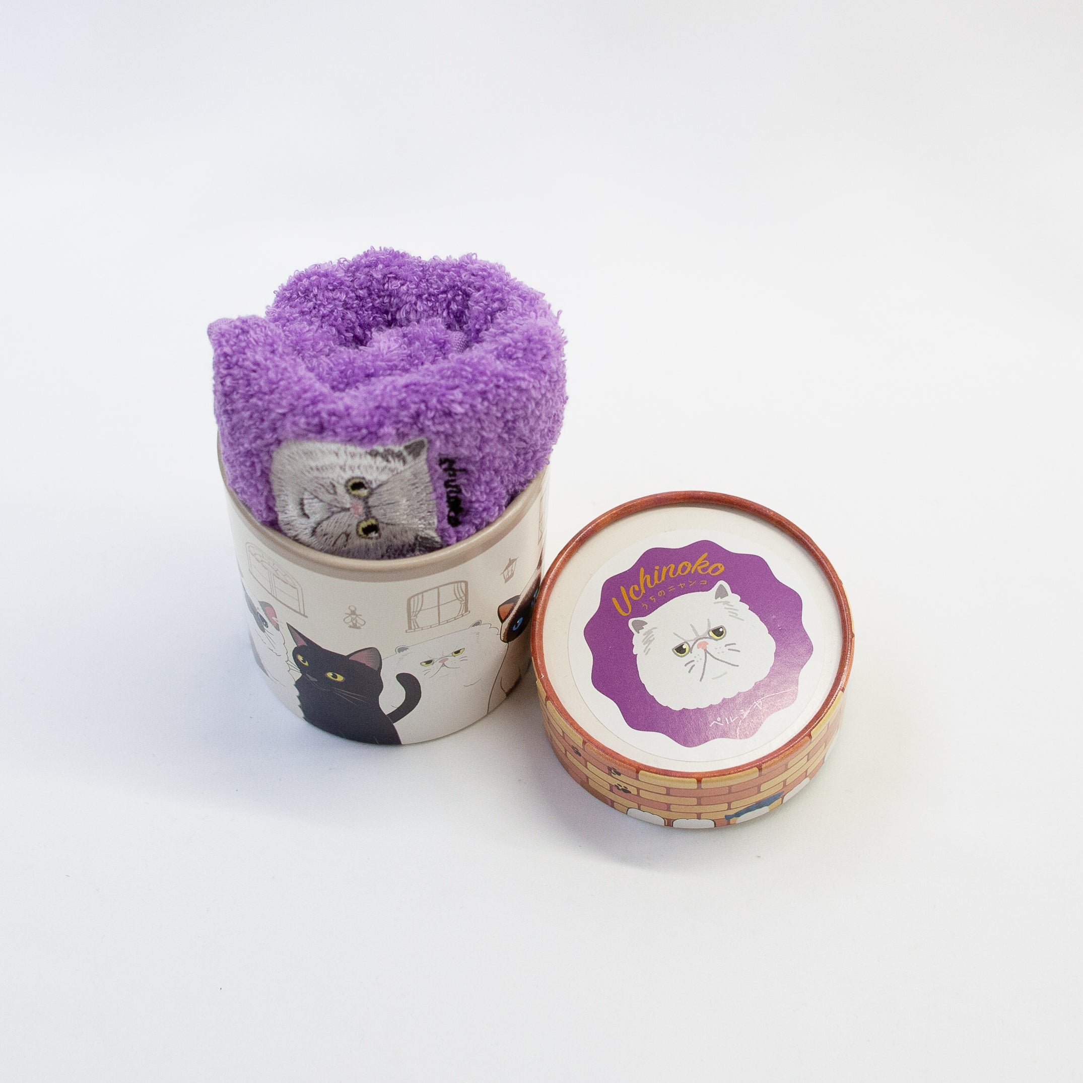 うきたん　ハンカチ　にゃんこさん柄 うきたん様専用 ハンカチ にゃんこさん柄