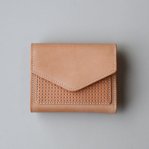 Crane Wax Leather × Punching / ウォレットエンべロップ