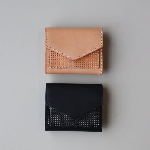 Crane Wax Leather × Punching / ウォレットエンべロップ