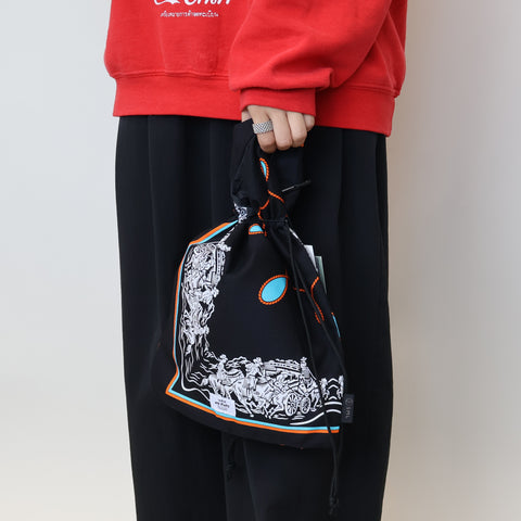 redad and fluffy×SML / BANDANNA DRAWSTRINGS SHOULDER