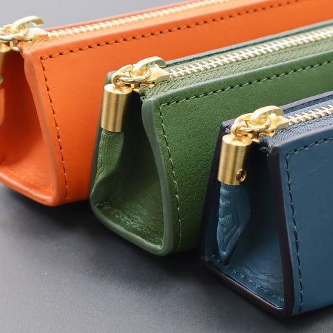 BASIC VACHETTA LEATHER / トライアングルペンケースSS