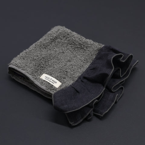 HUG Ō WäR　リネンフリルハンドタオル