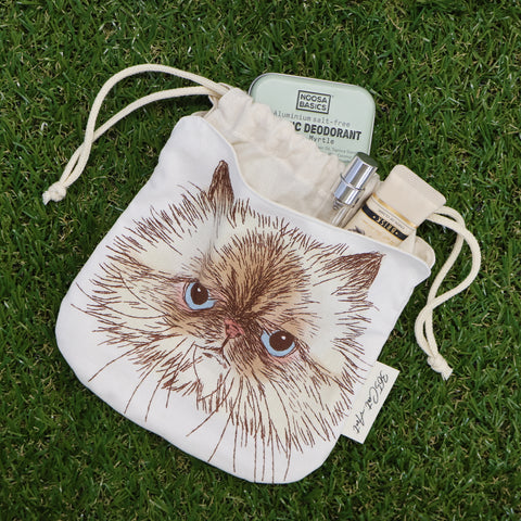 ［ 365Cat.Art  ］ねこ巾着