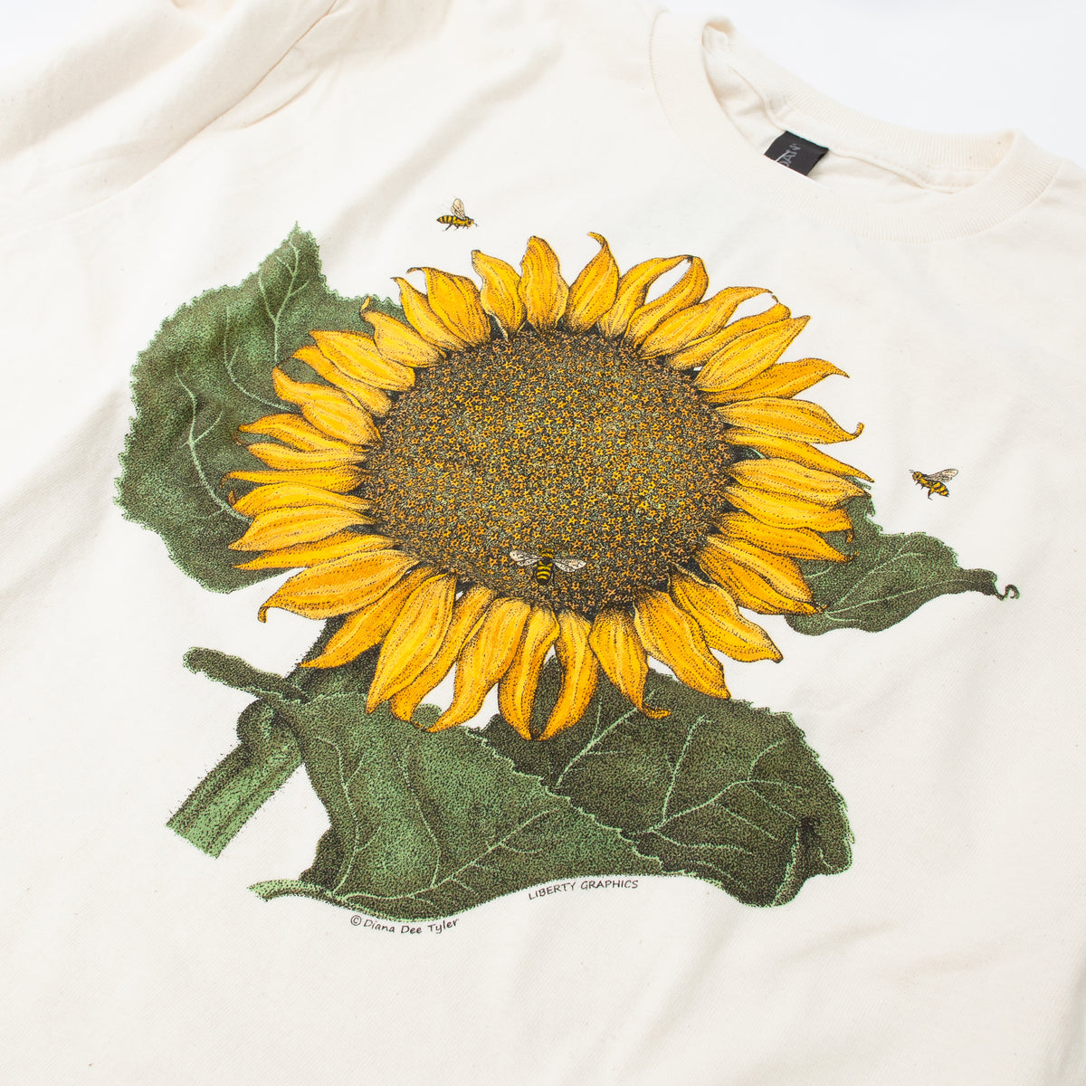 LIBERTY 【淡水水槽】 ? ORGANICS 蛇蝶 リアルイラスト Tシャツ