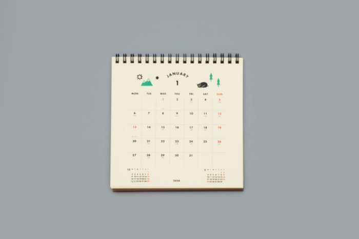大人可愛いカレンダー Matoka 年卓上カレンダー Icon Neue ノイエ