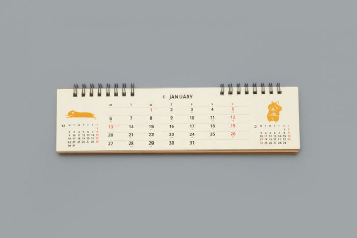 実用的でオシャレなデザインのカレンダー Matoka 年卓上カレンダー Tickle Neue ノイエ