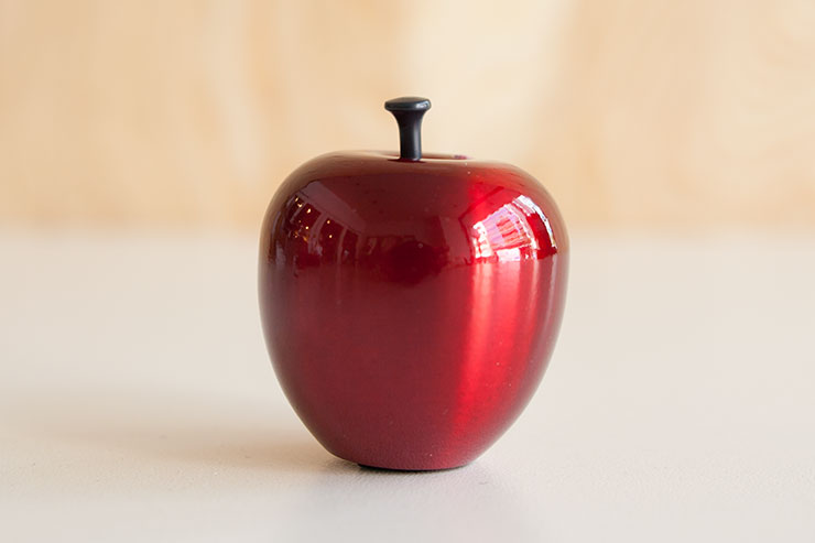 アップル りんご カード ペンスタンド 赤